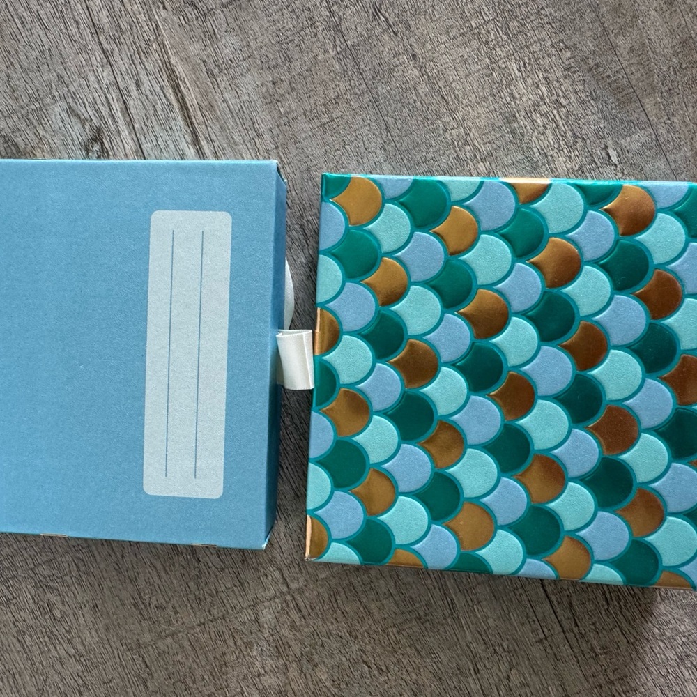Colorful Geometric Gift Box with Red Ribbon - Picture 7 of 9
